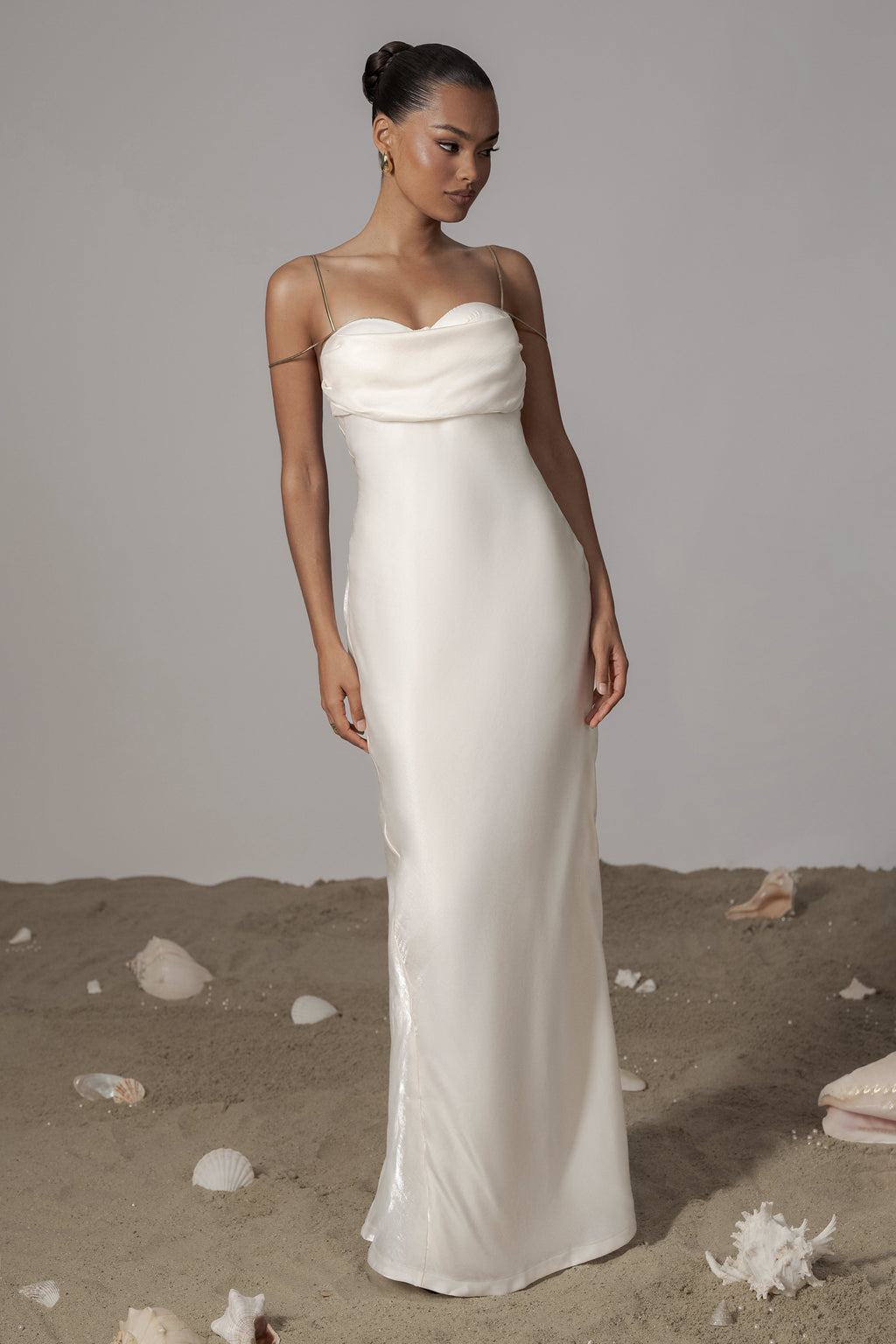 White Iridescent Visions Of You Dress