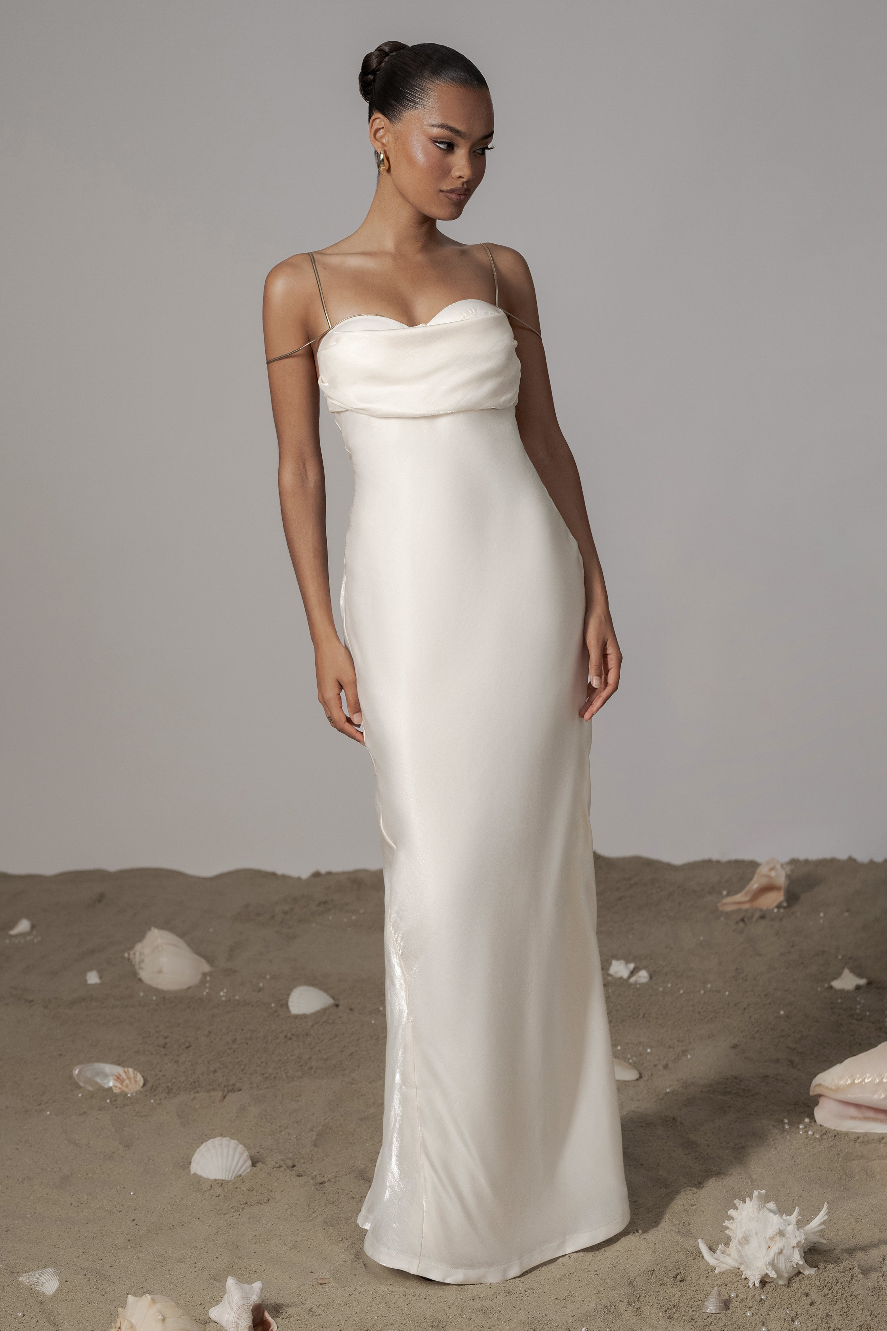 White Iridescent Visions Of You Dress