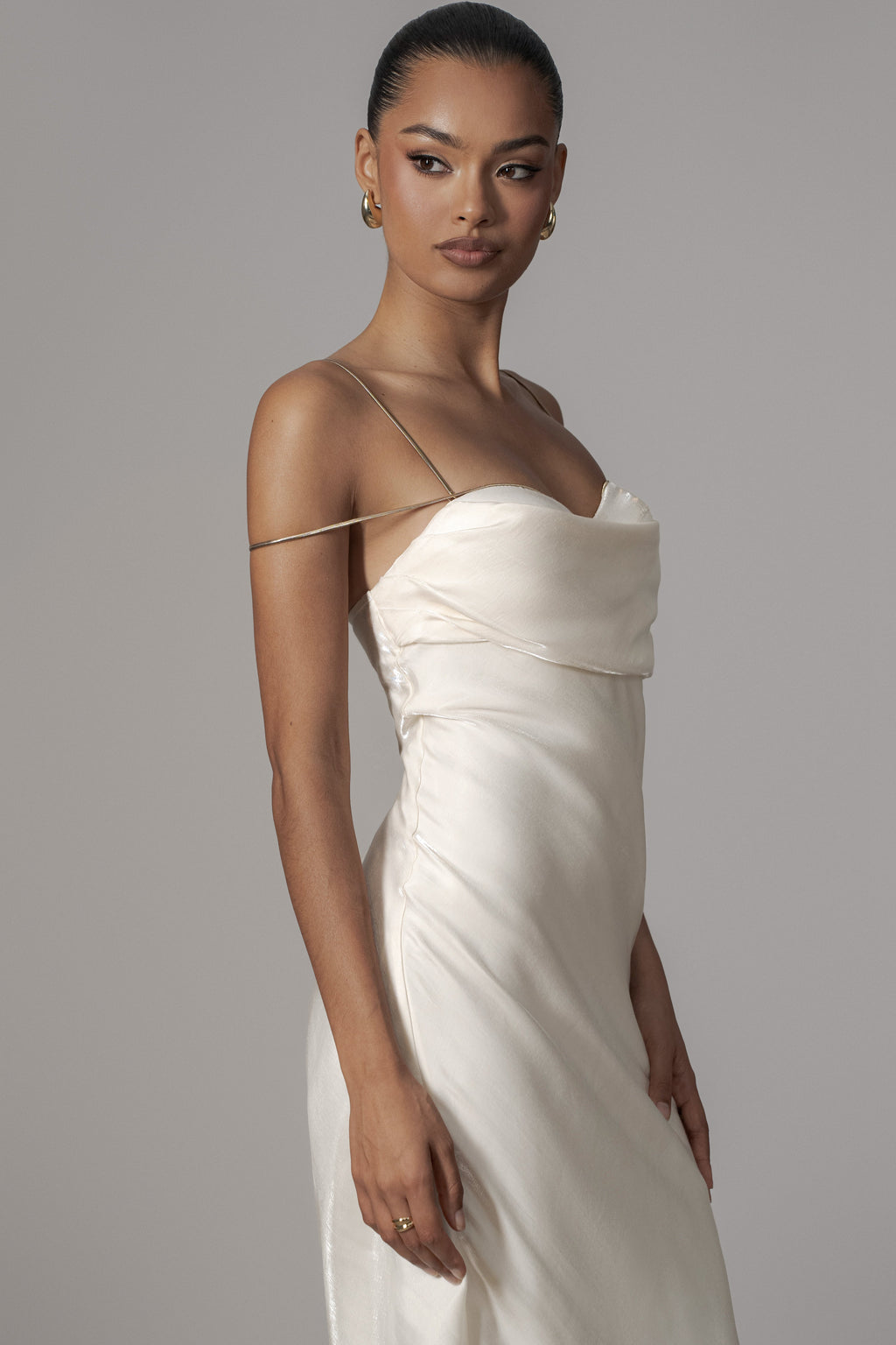 White Iridescent Visions Of You Dress