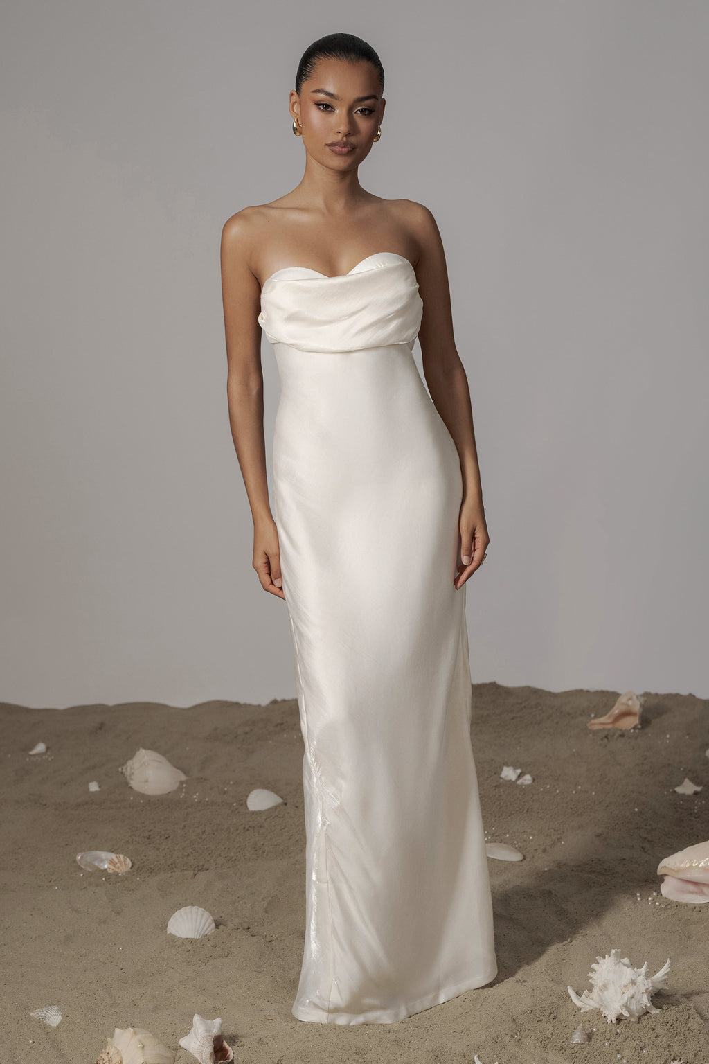 White Iridescent Visions Of You Dress