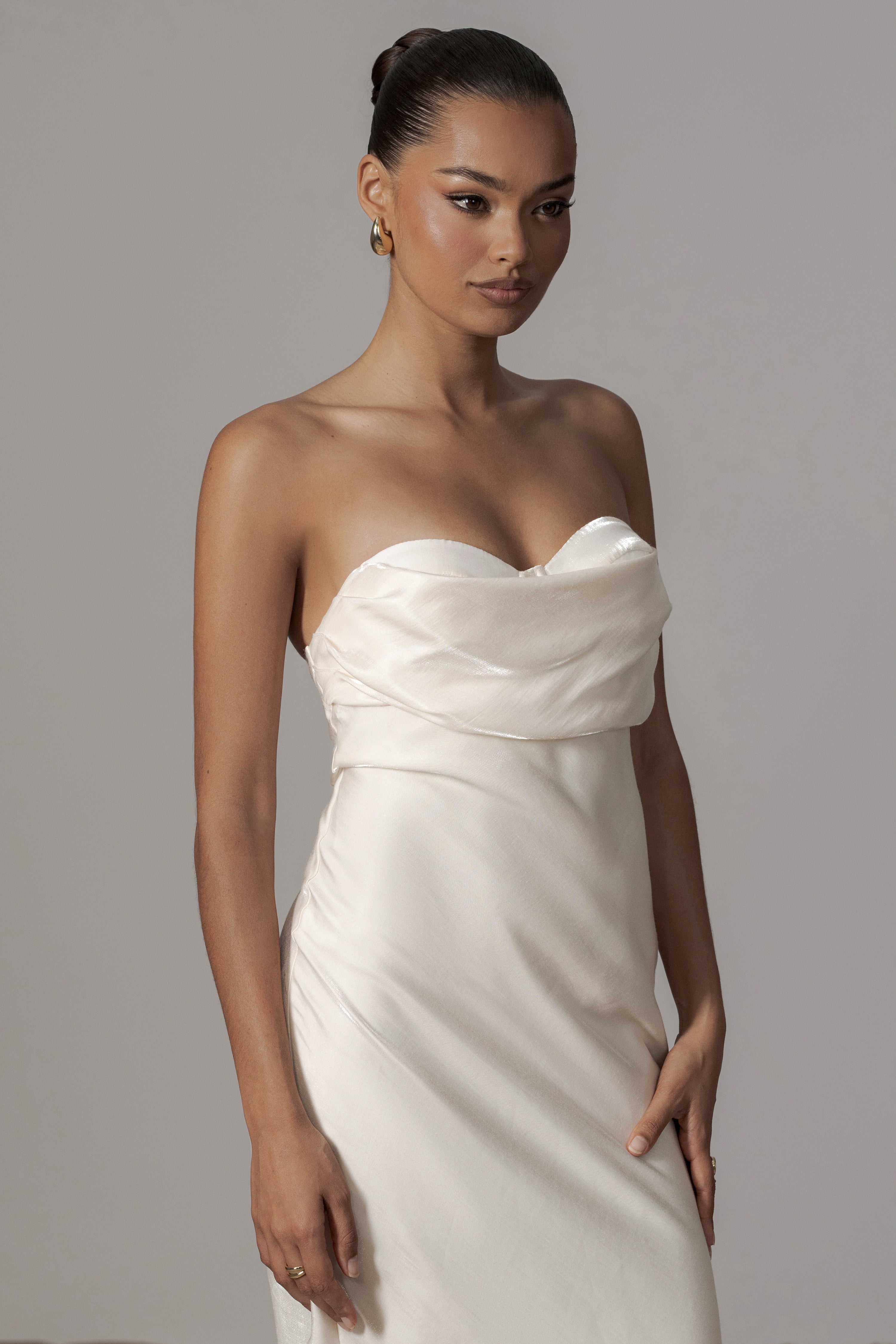 White Iridescent Visions Of You Dress