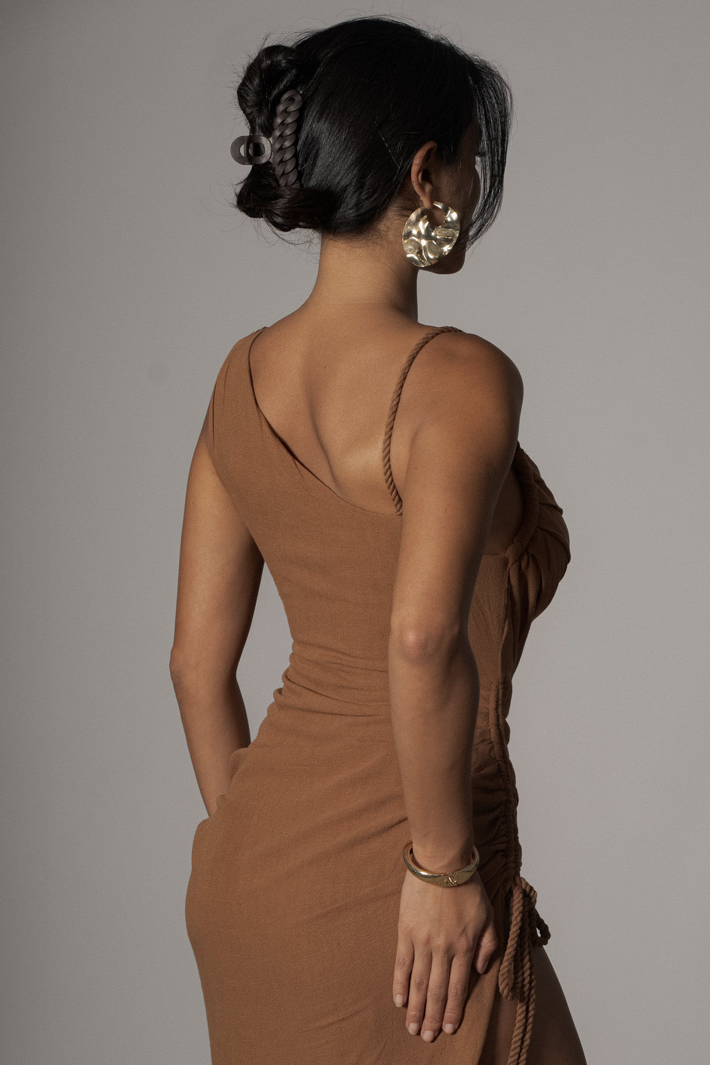 Pecan Dreaming Of Summer Linen Dress