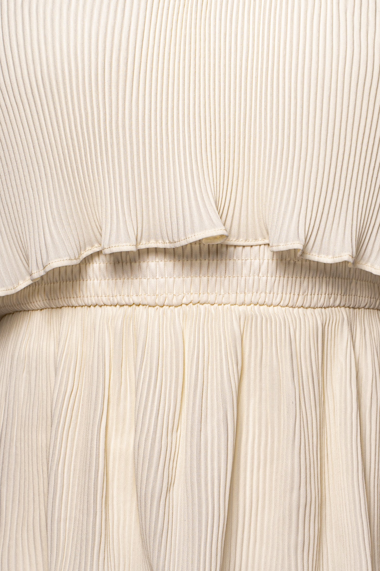 Ivory Casa Blanca Ruffle Dress