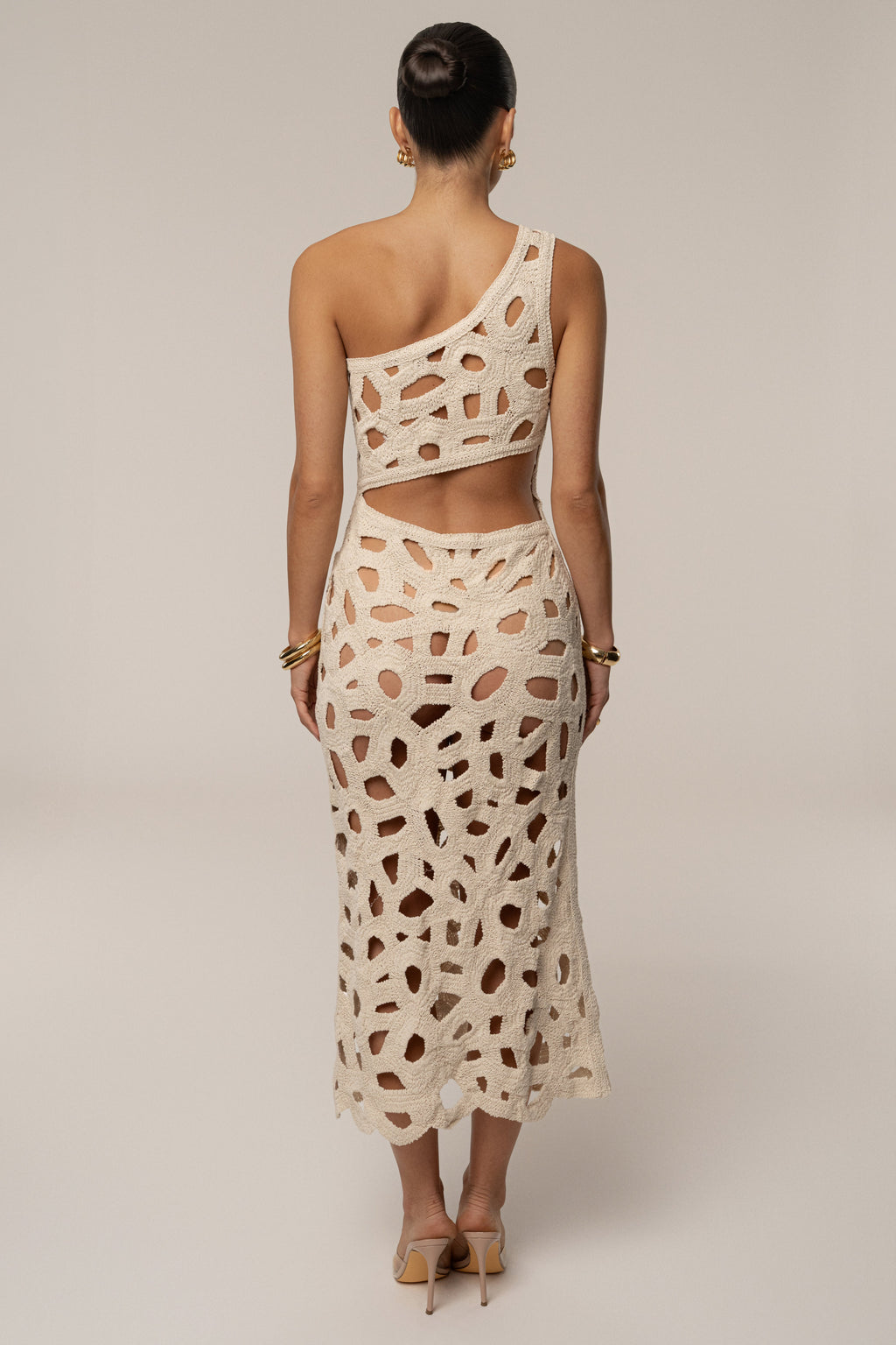 Ecru Endless Summer Crochet Dress