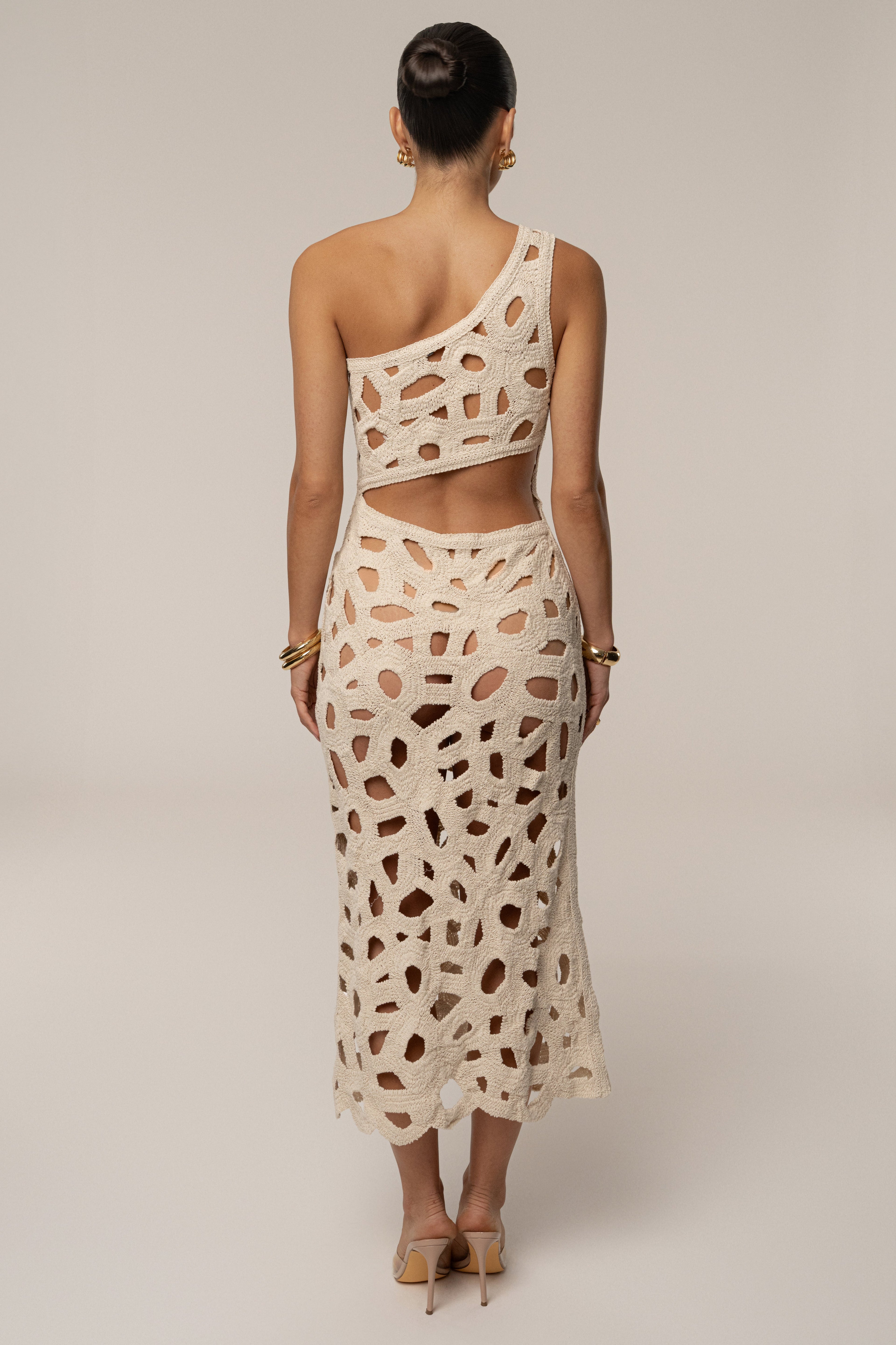 Ecru Endless Summer Crochet Dress
