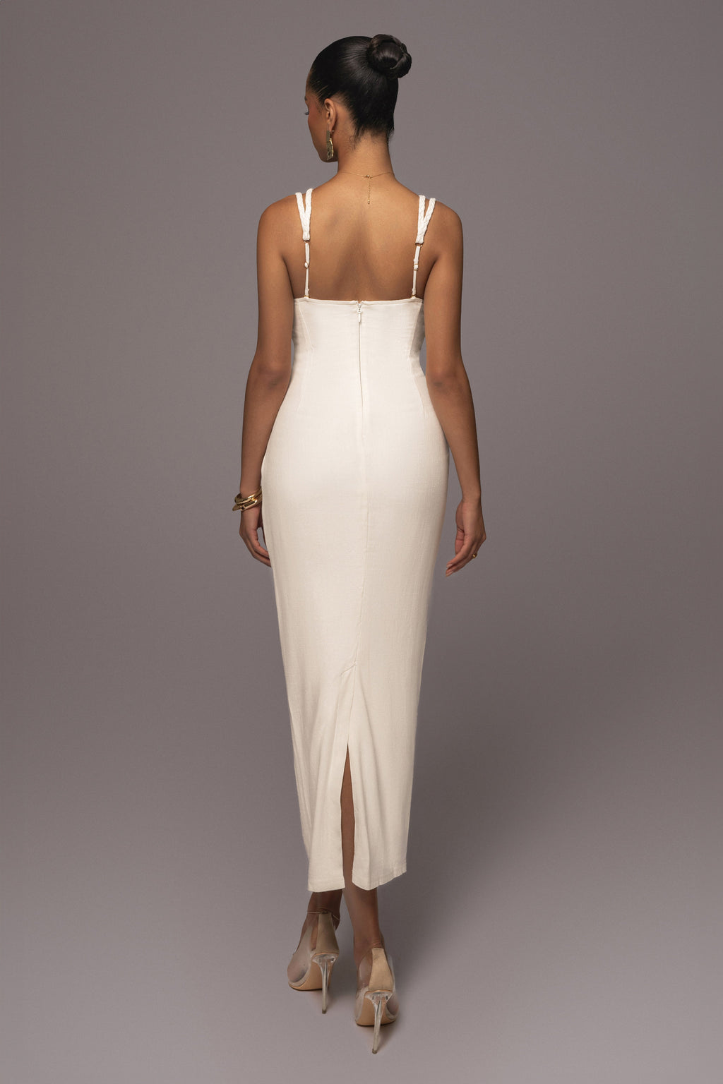 Ivory Linen Visions Of You Dress