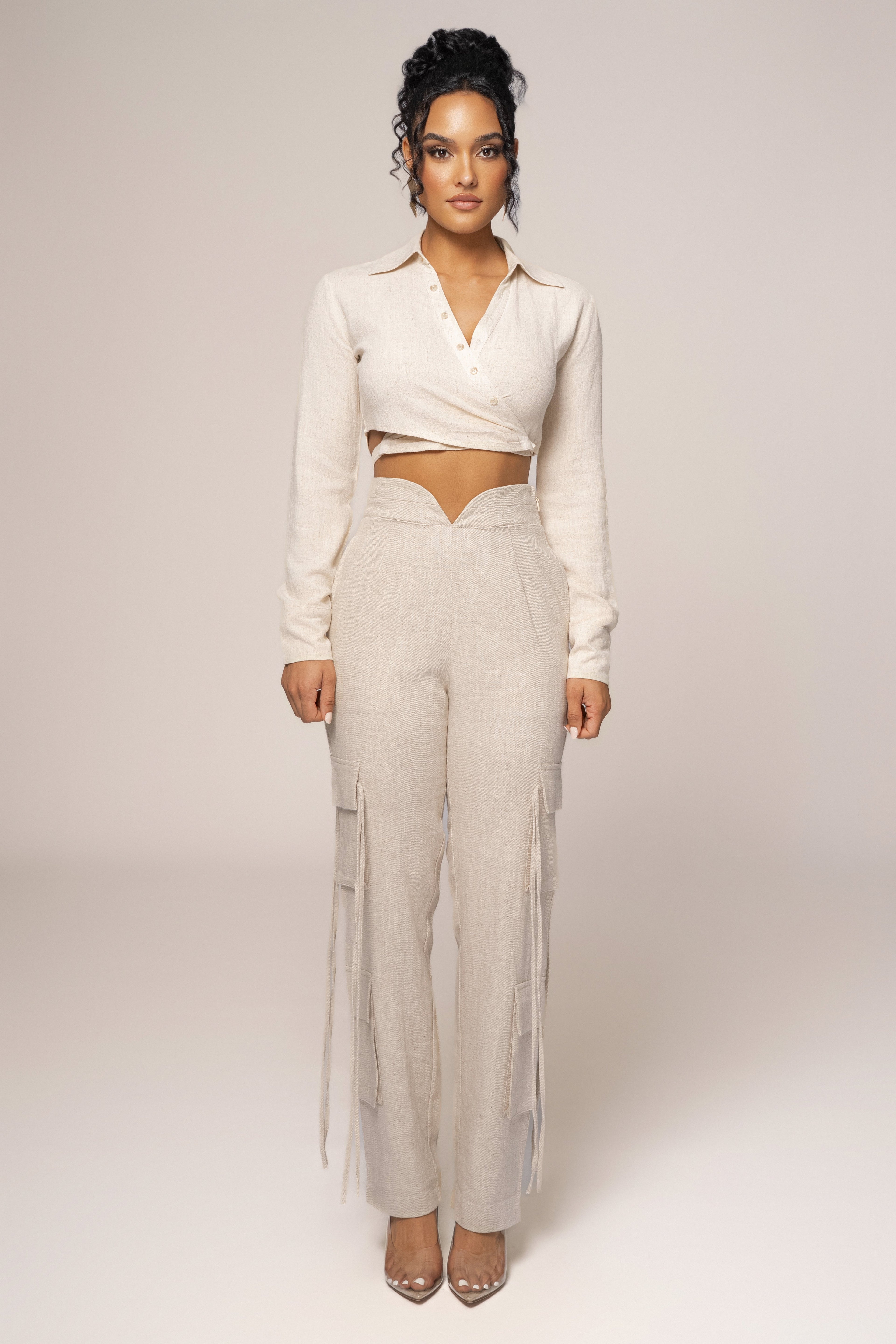 Natural Better Half Linen Utility Pants