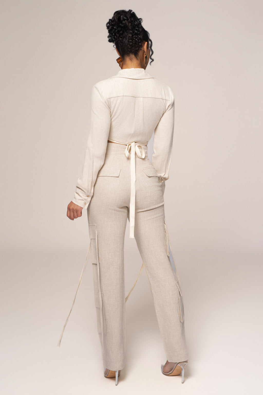 Natural Better Half Linen Utility Pants