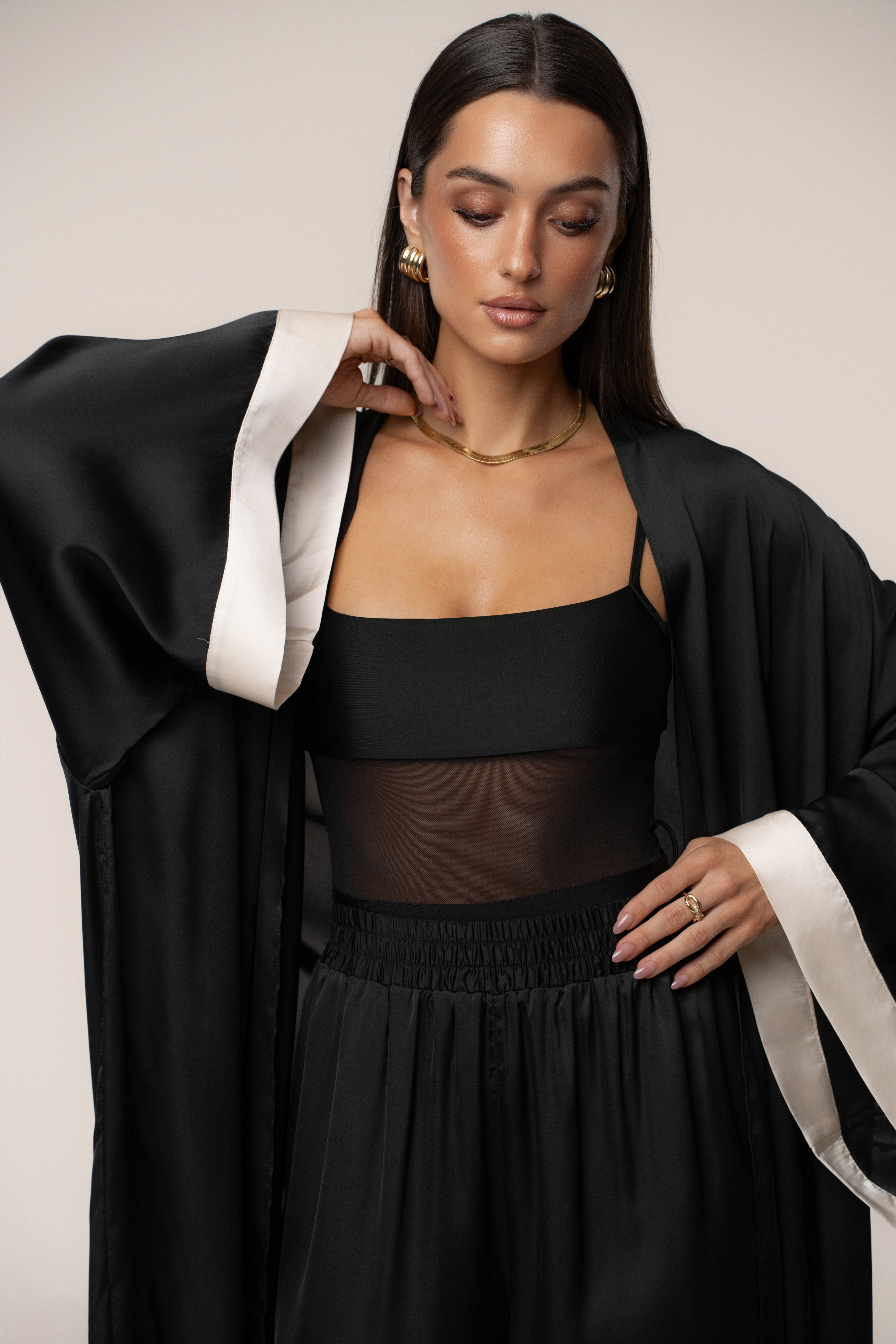 Black Nola Maxi Duster