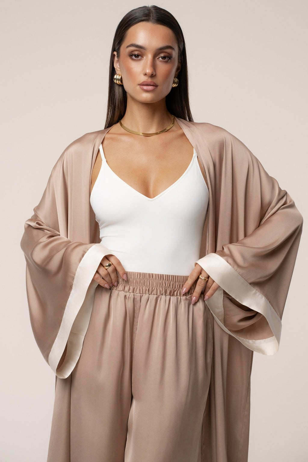 Mocha Nola Maxi Duster