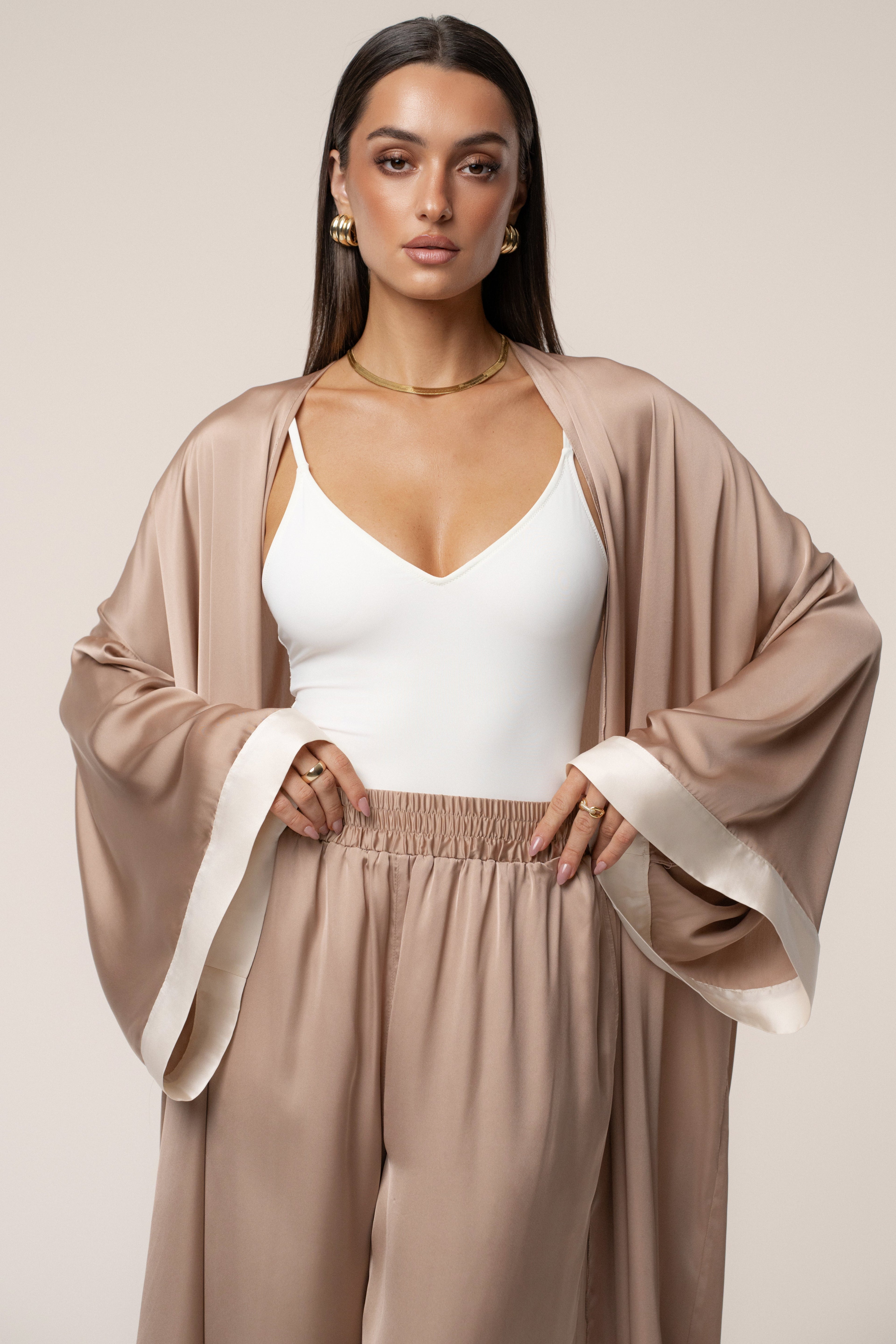 Mocha Nola Maxi Duster