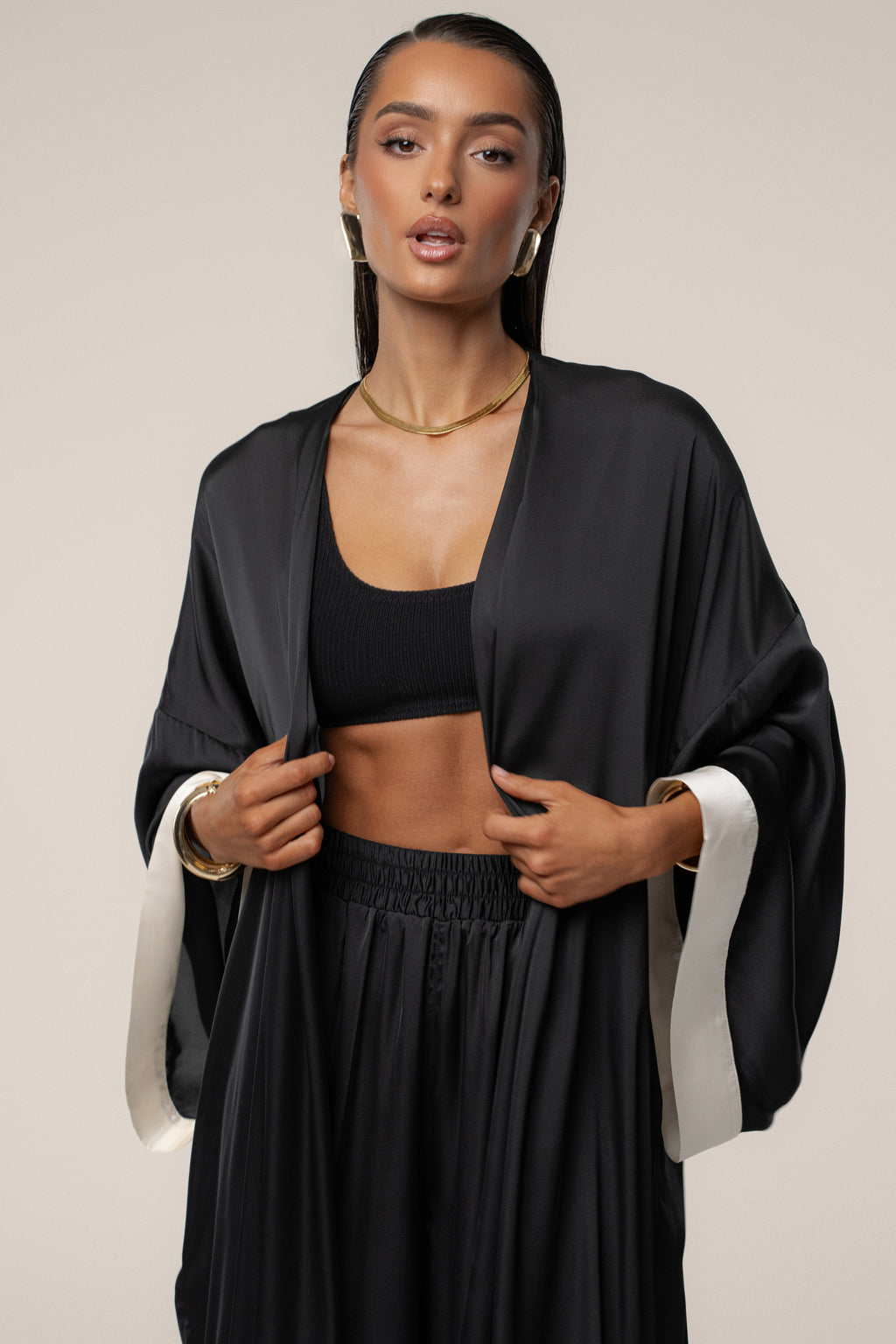 Black Nola Maxi Duster