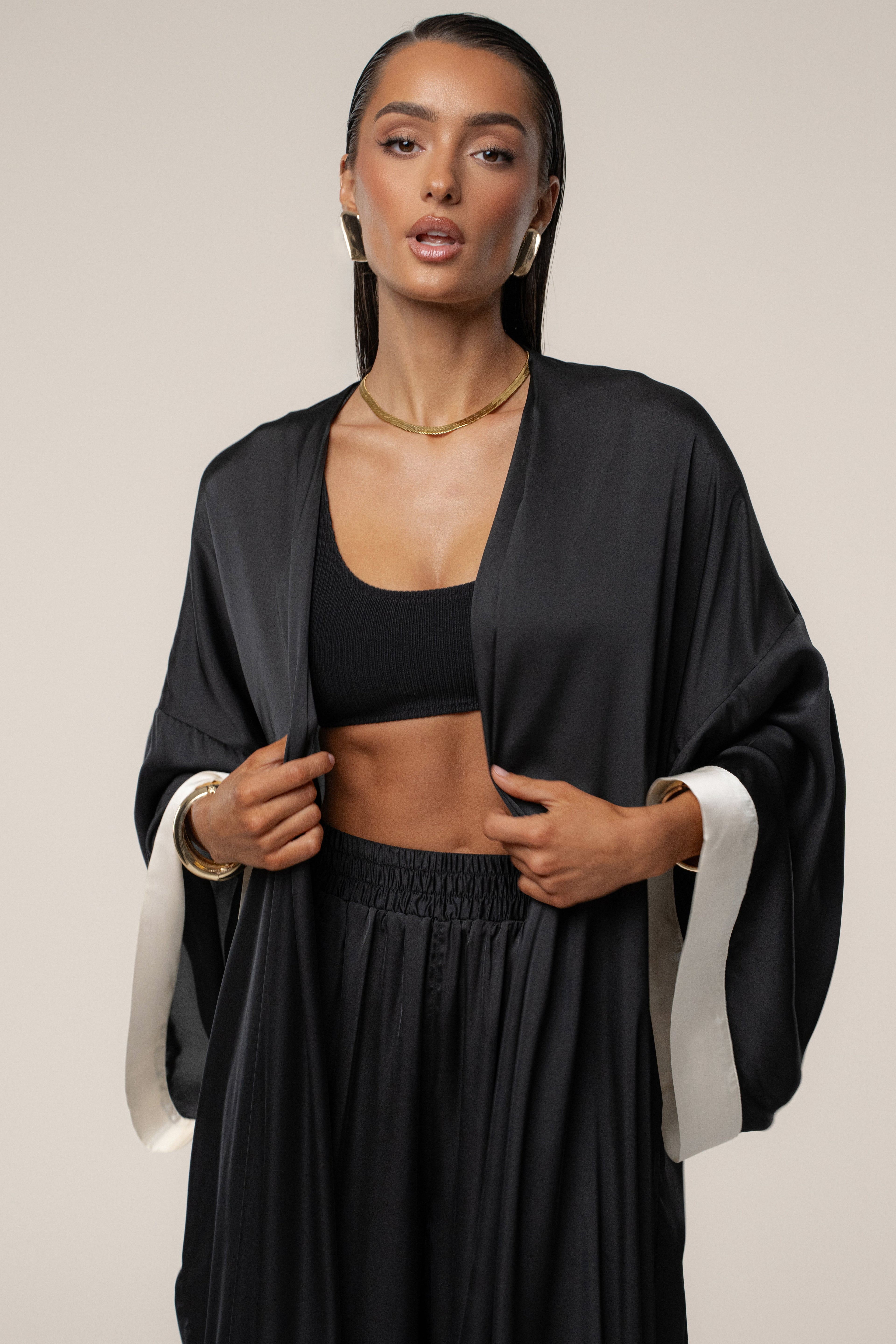 Black Nola Maxi Duster