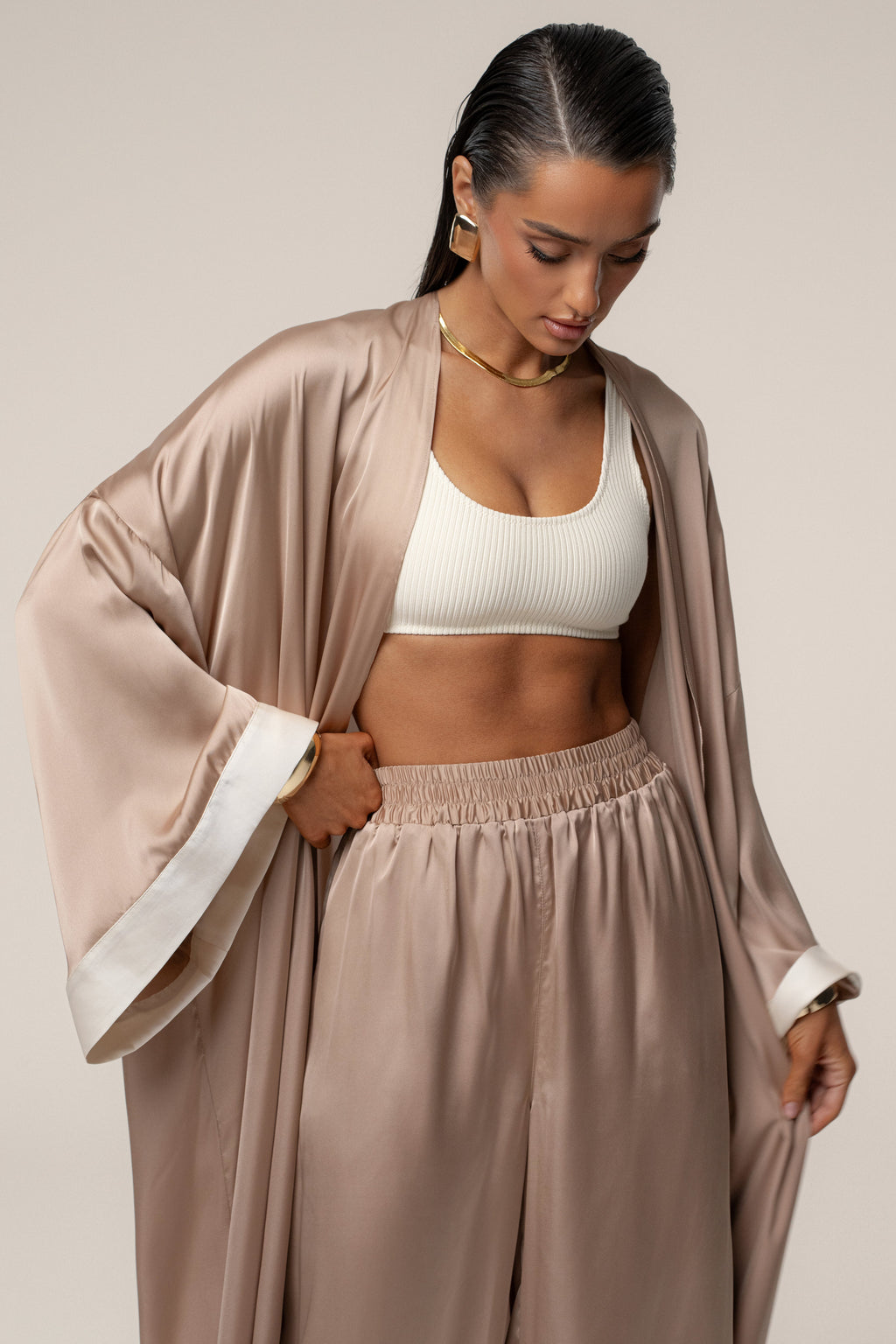 Mocha Nola Maxi Duster