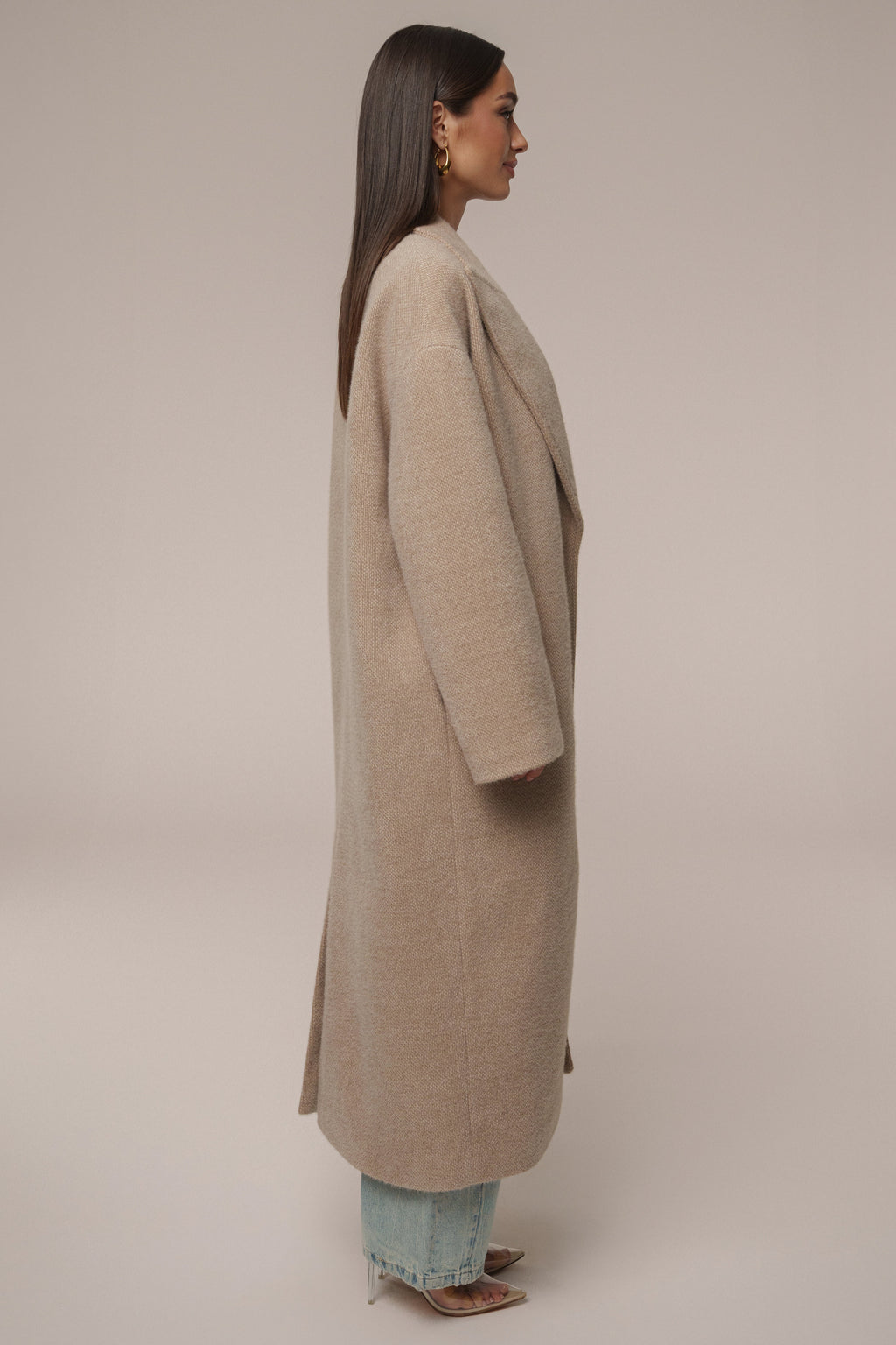 Sand Dion Oversized Coat