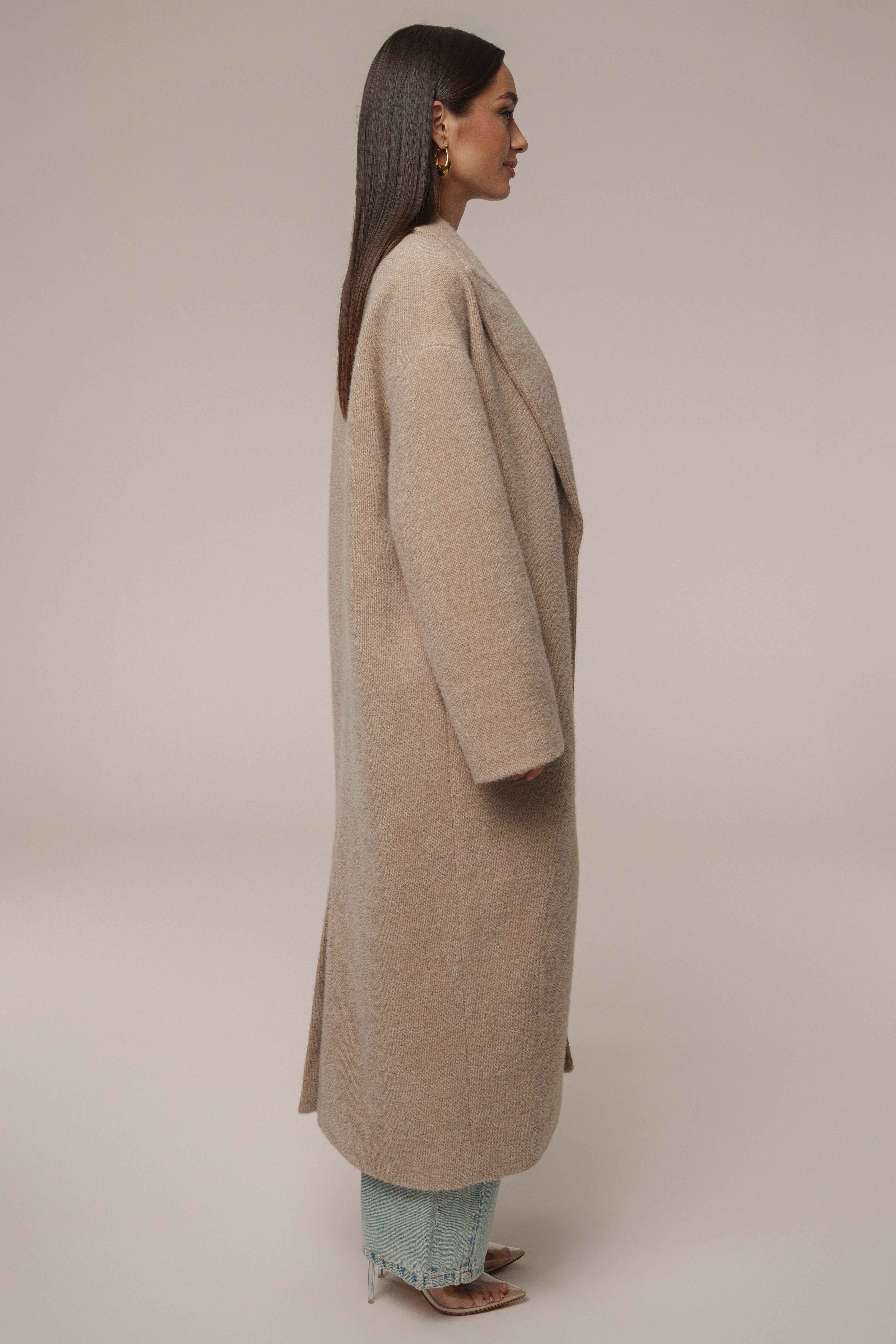 Sand Dion Oversized Coat