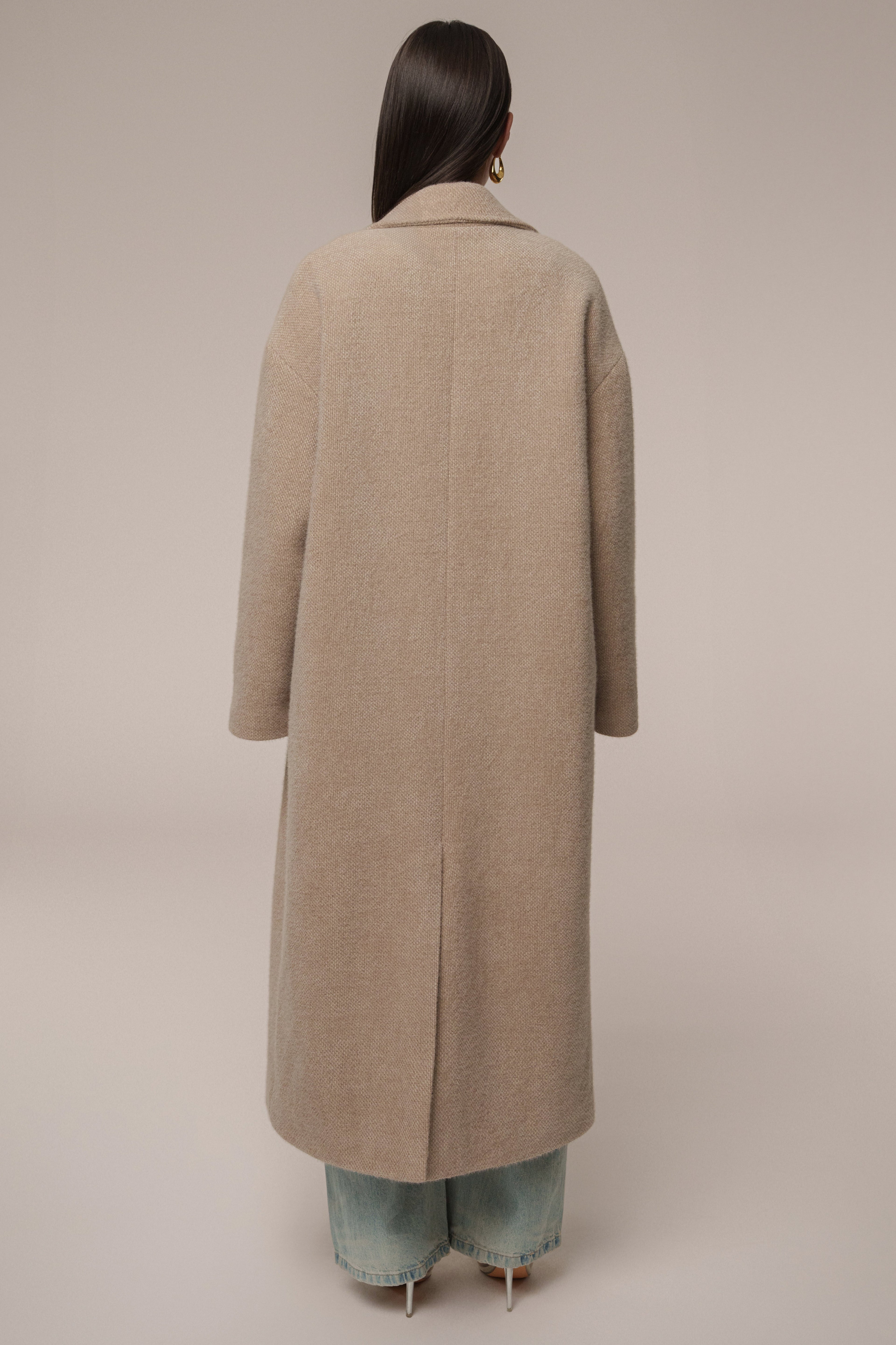 Sand Dion Oversized Coat