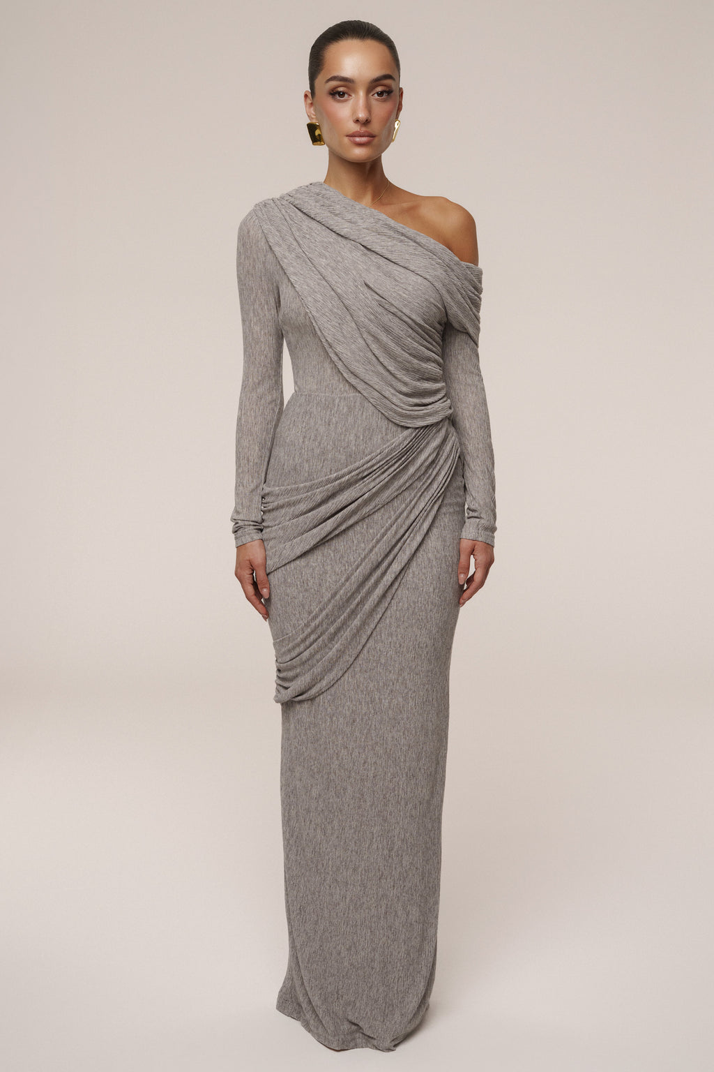 Grey Paradise Hills Maxi Skirt