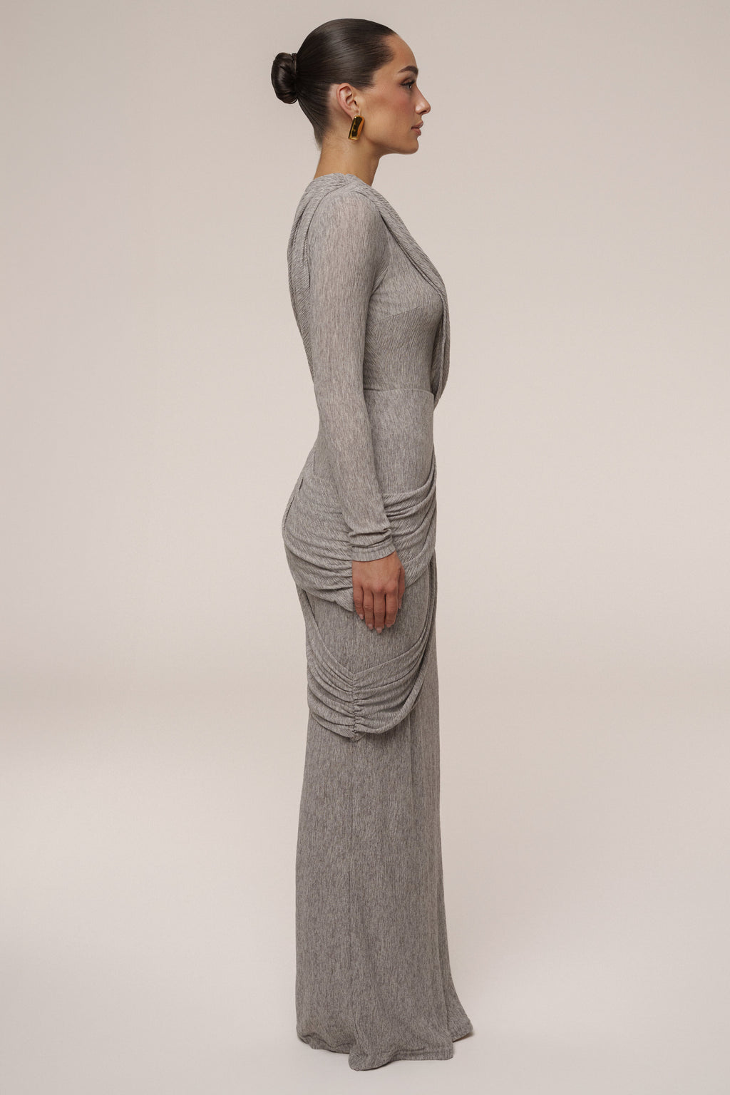 Grey Paradise Hills Maxi Skirt