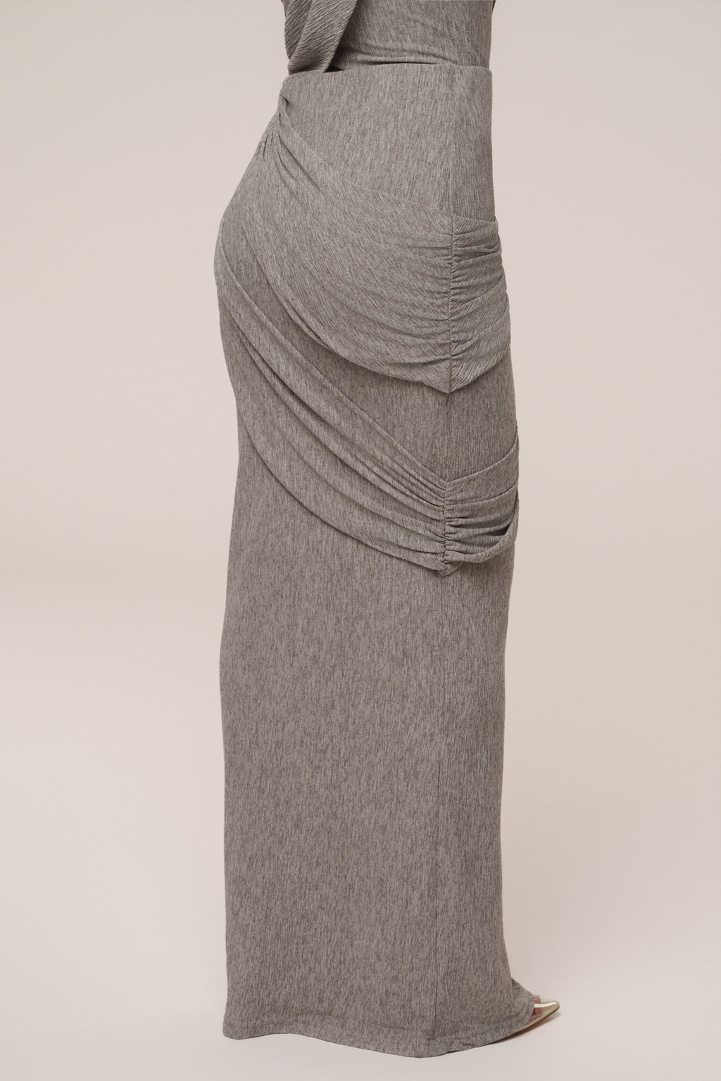 Grey Paradise Hills Maxi Skirt