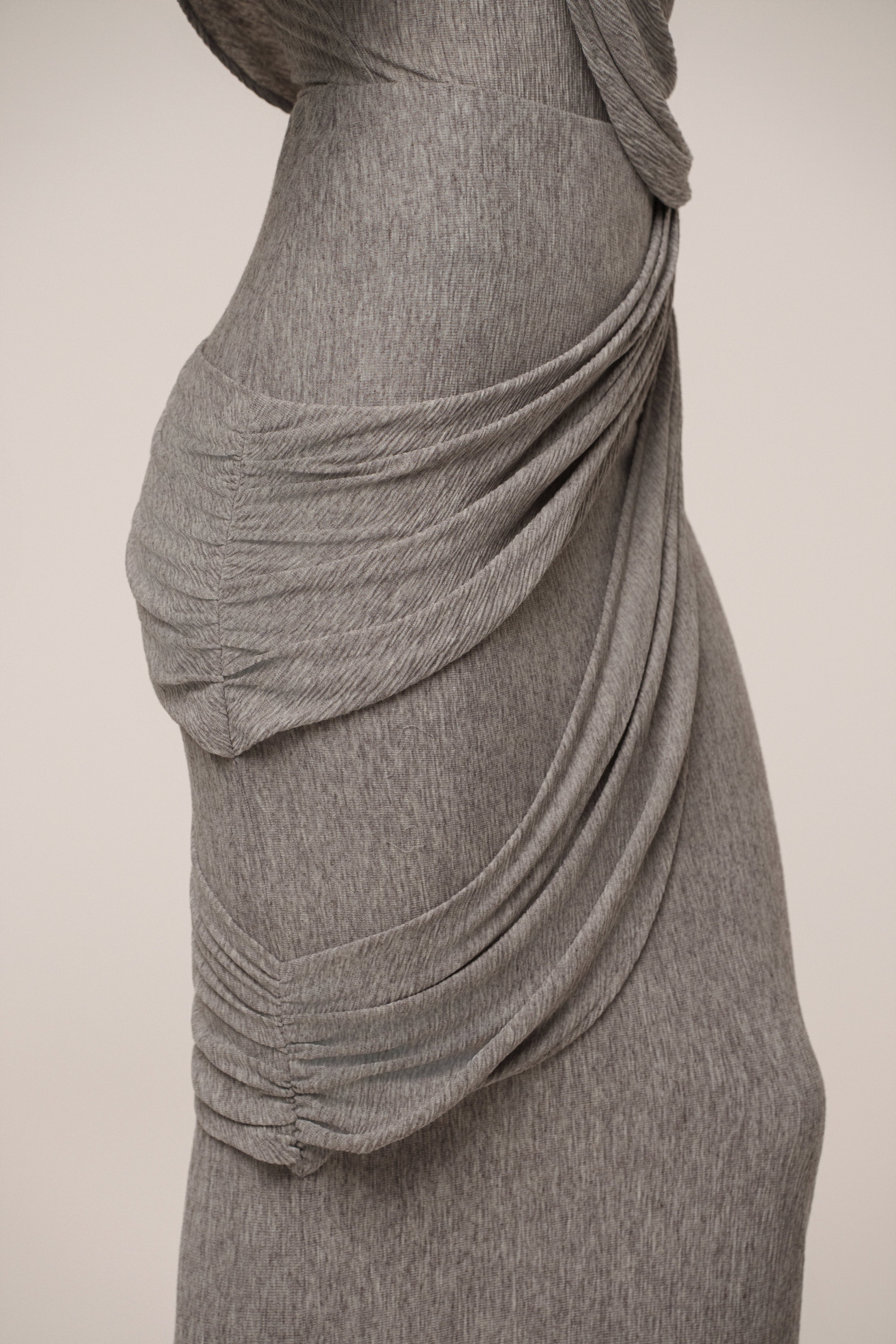 Grey Paradise Hills Maxi Skirt