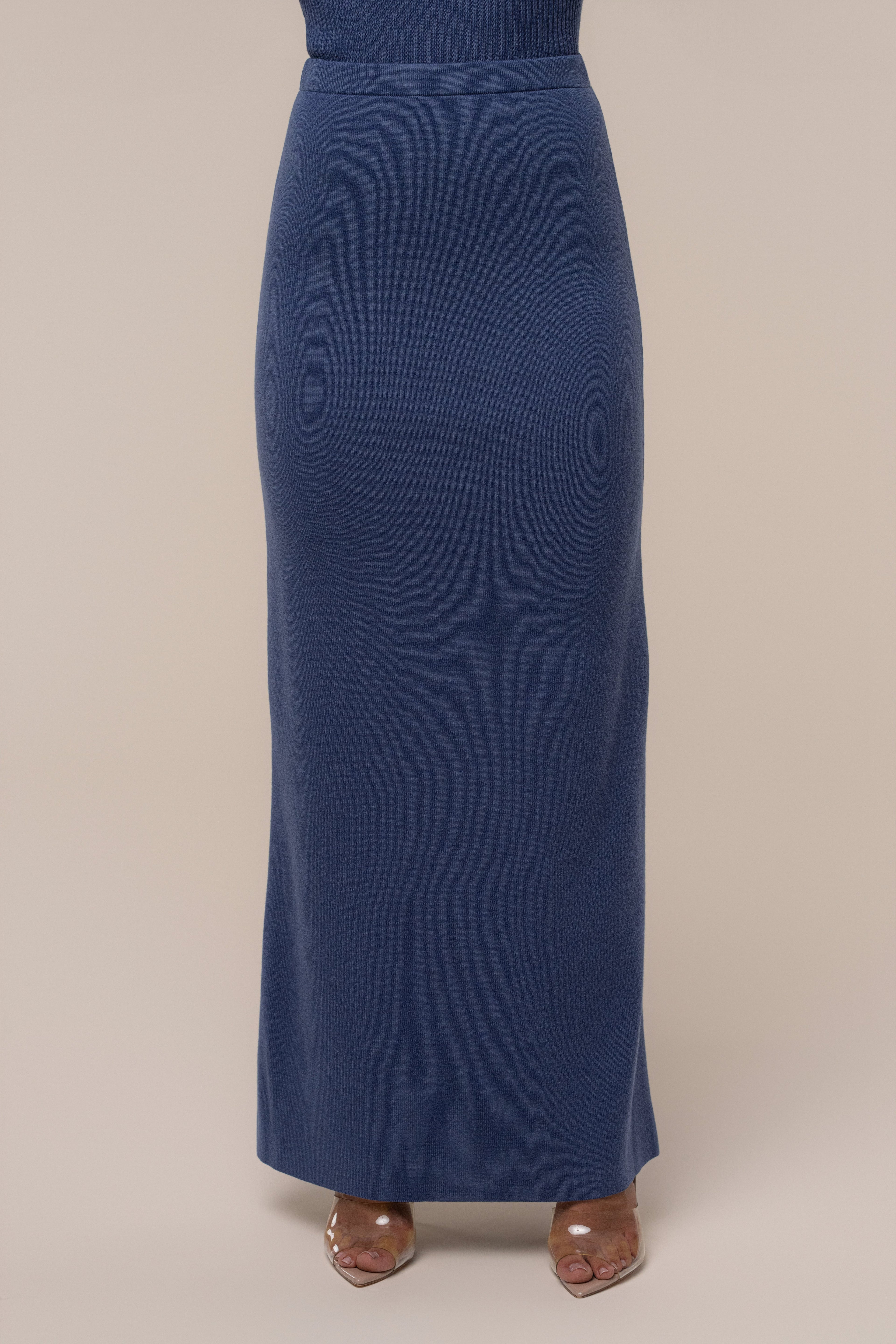 Dusk London Knit Maxi Skirt