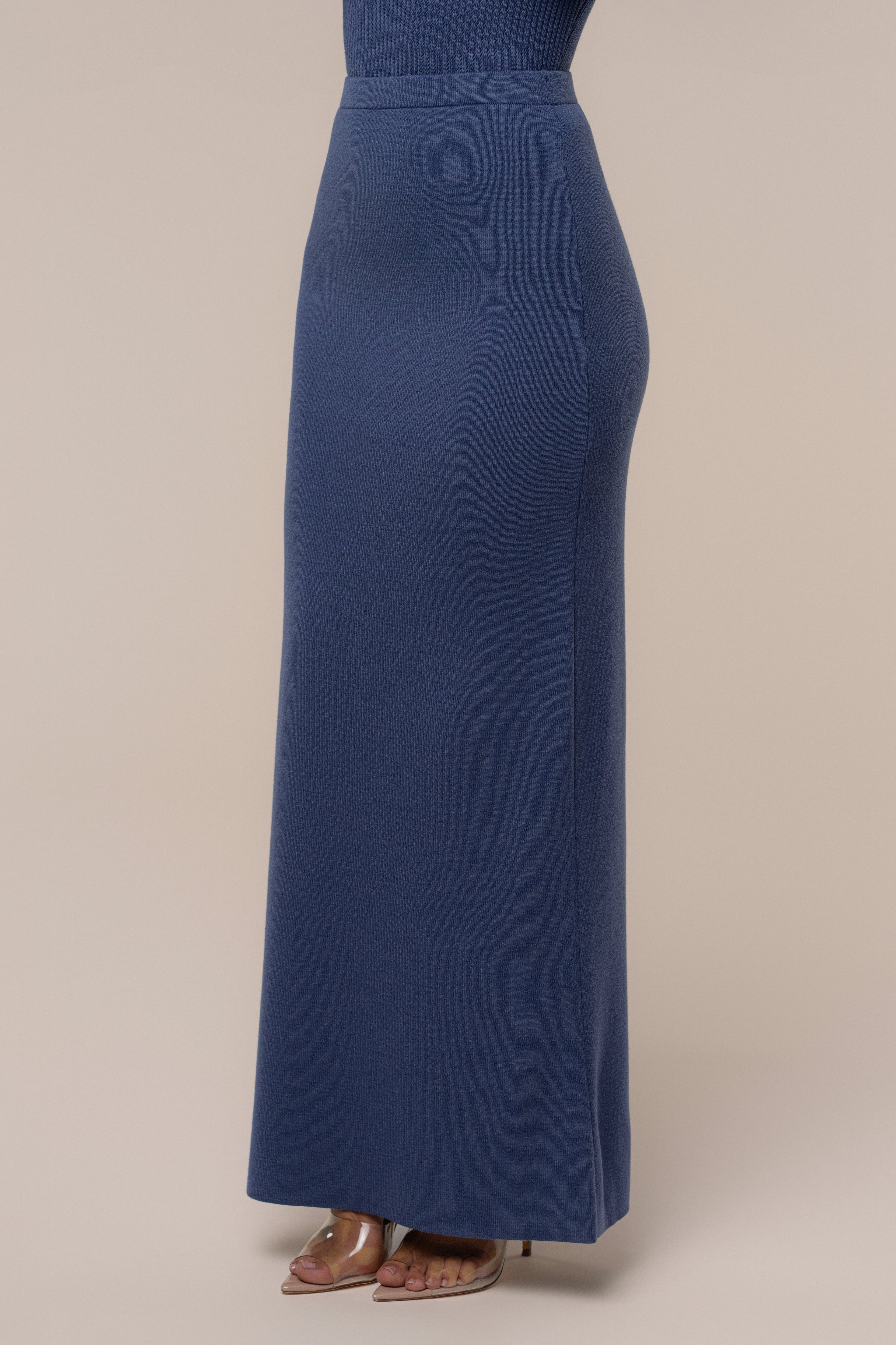 Dusk London Knit Maxi Skirt