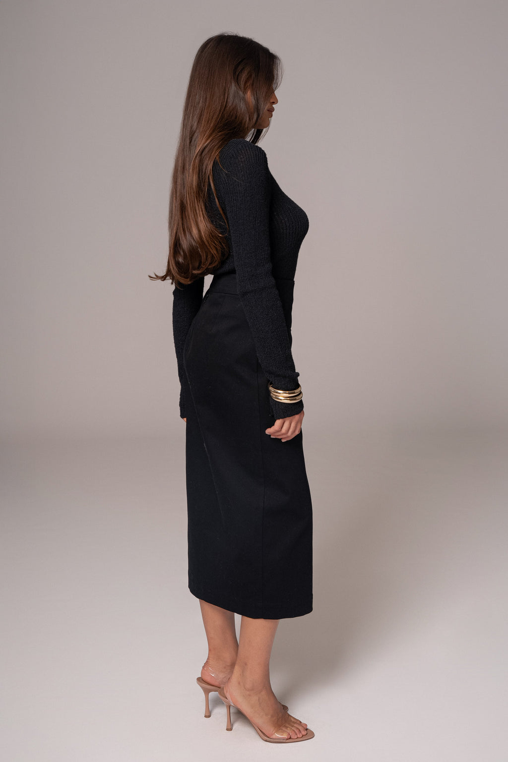 Black City Life Cargo Skirt