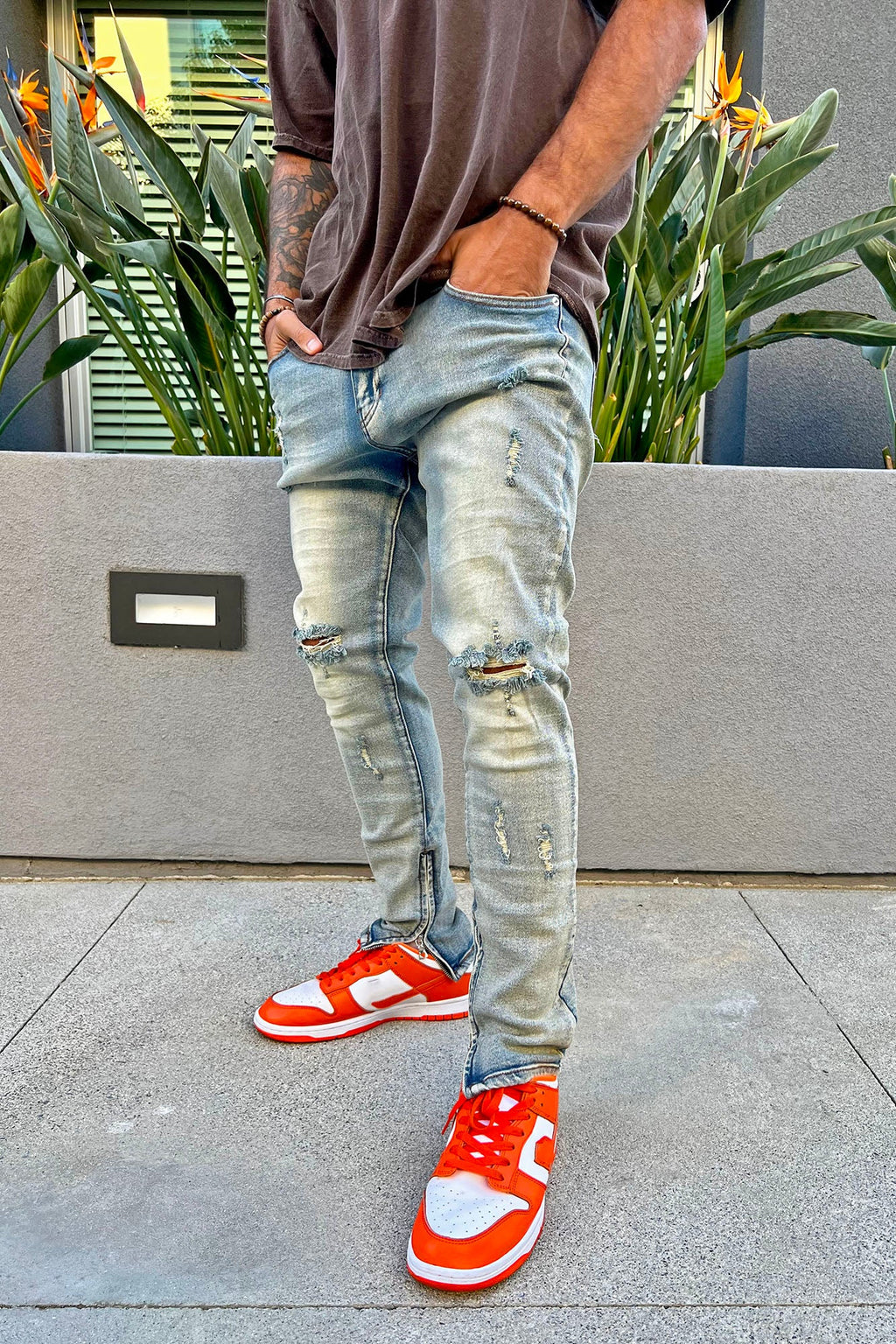 Terren Skinny Jeans - Medium Wash