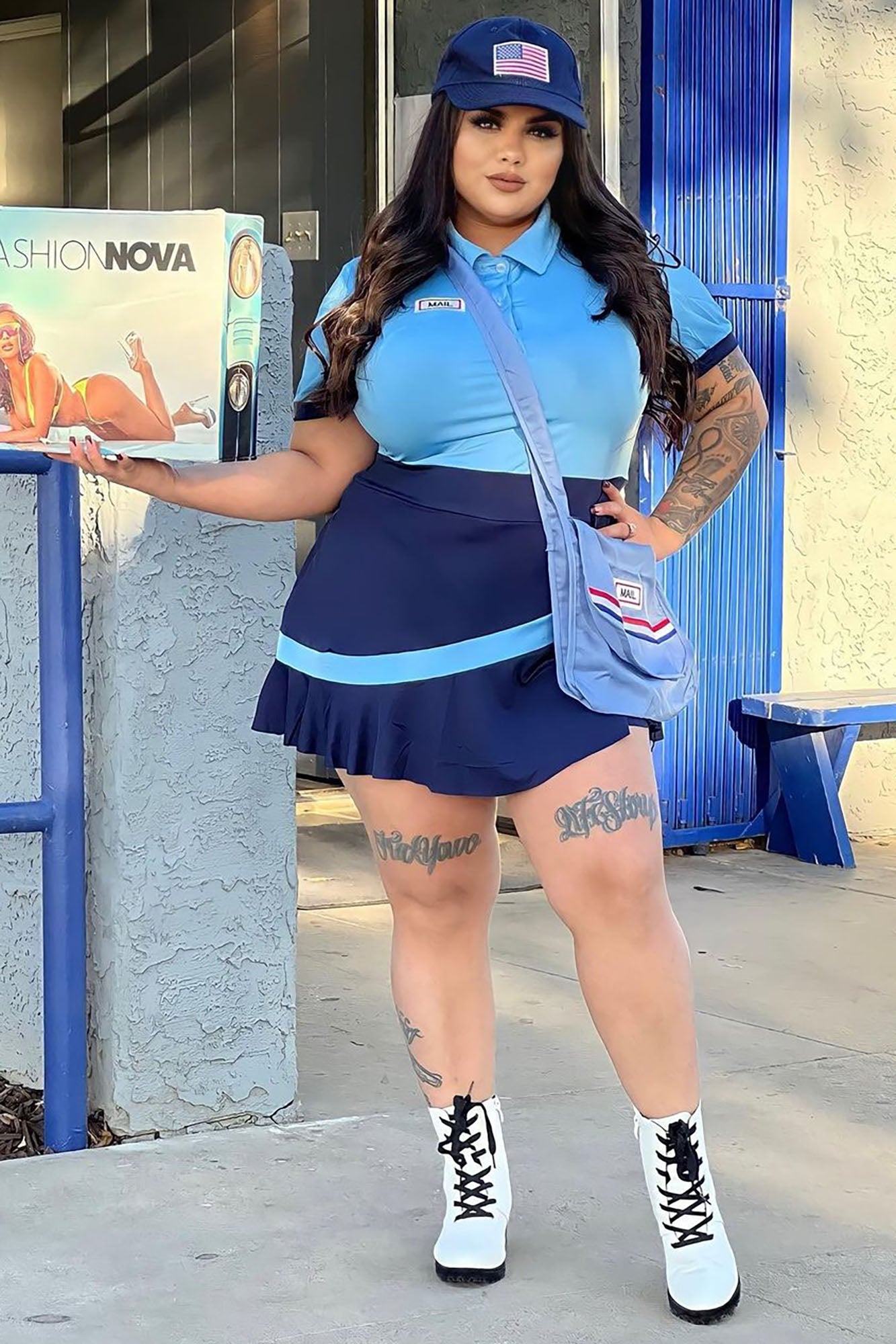 You've Got Mail 3 Piece Costume Set - Blue