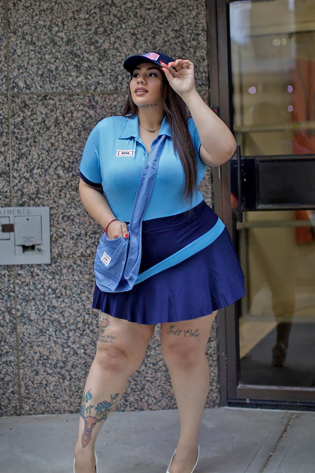 You've Got Mail 3 Piece Costume Set - Blue