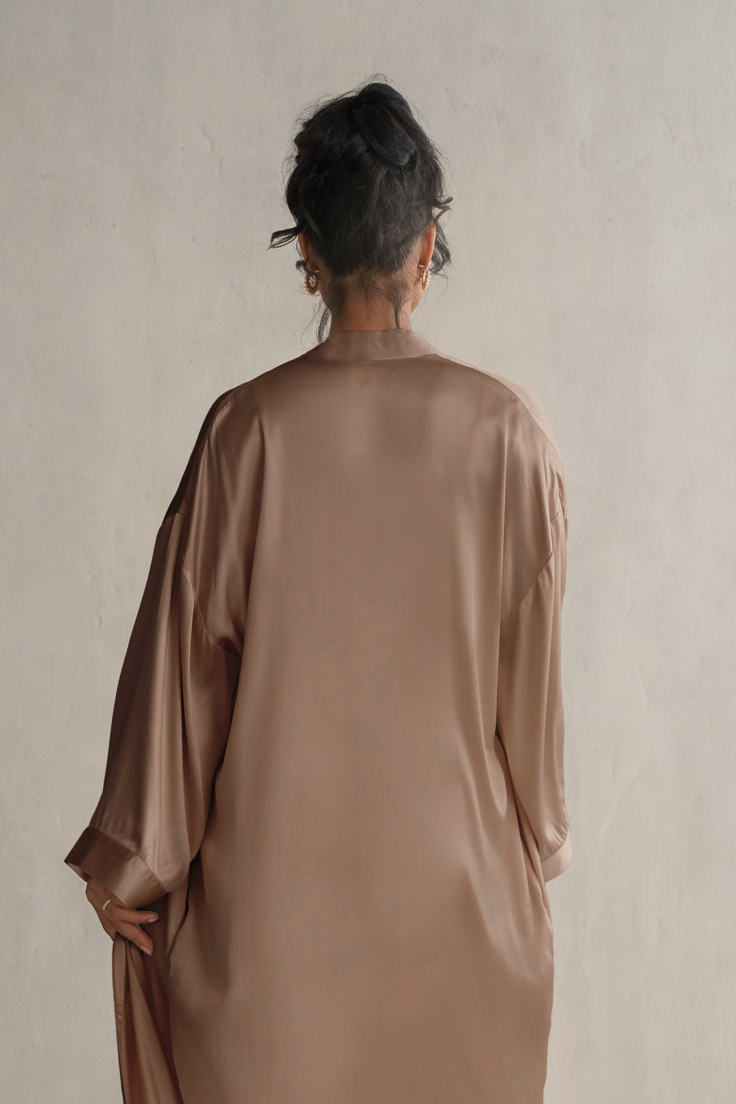 Bronze Forever And Always Satin Robe