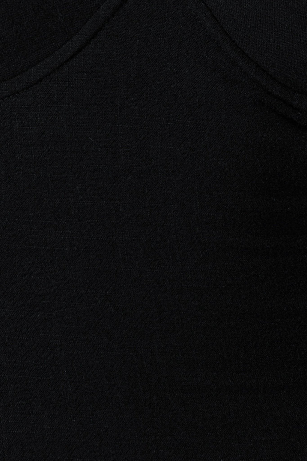 Black Secret Hideout Linen Dress