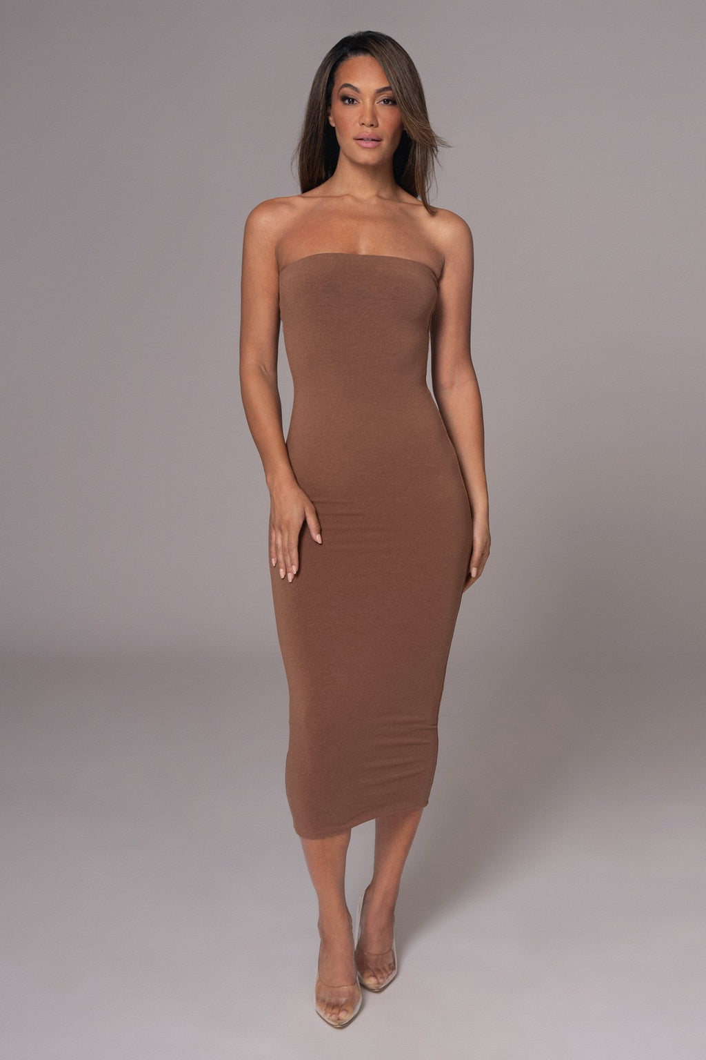 Black/Pecan Shelley Reversible Maxi Dress