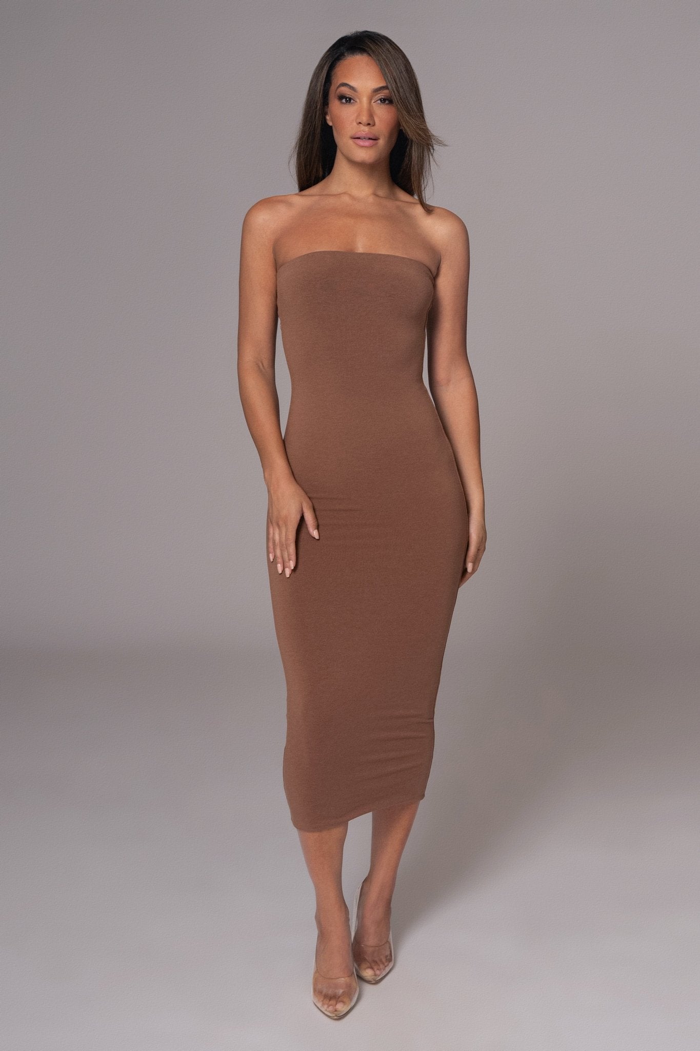 Black/Pecan Shelley Reversible Maxi Dress