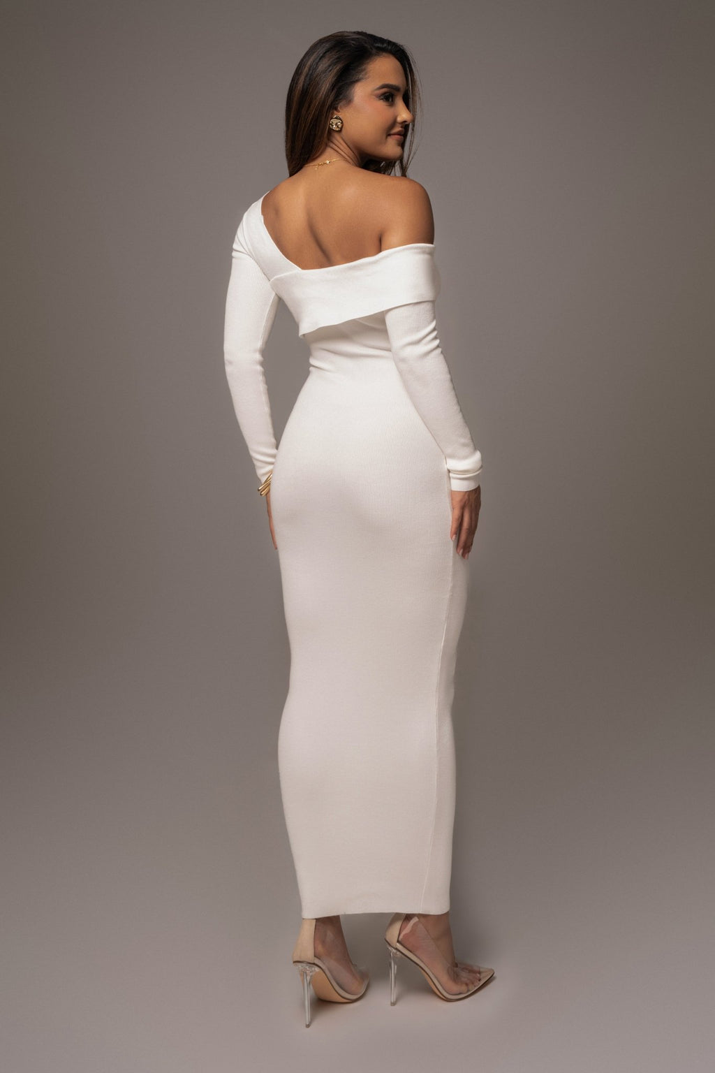 Ivory Harper Knit Maxi Dress